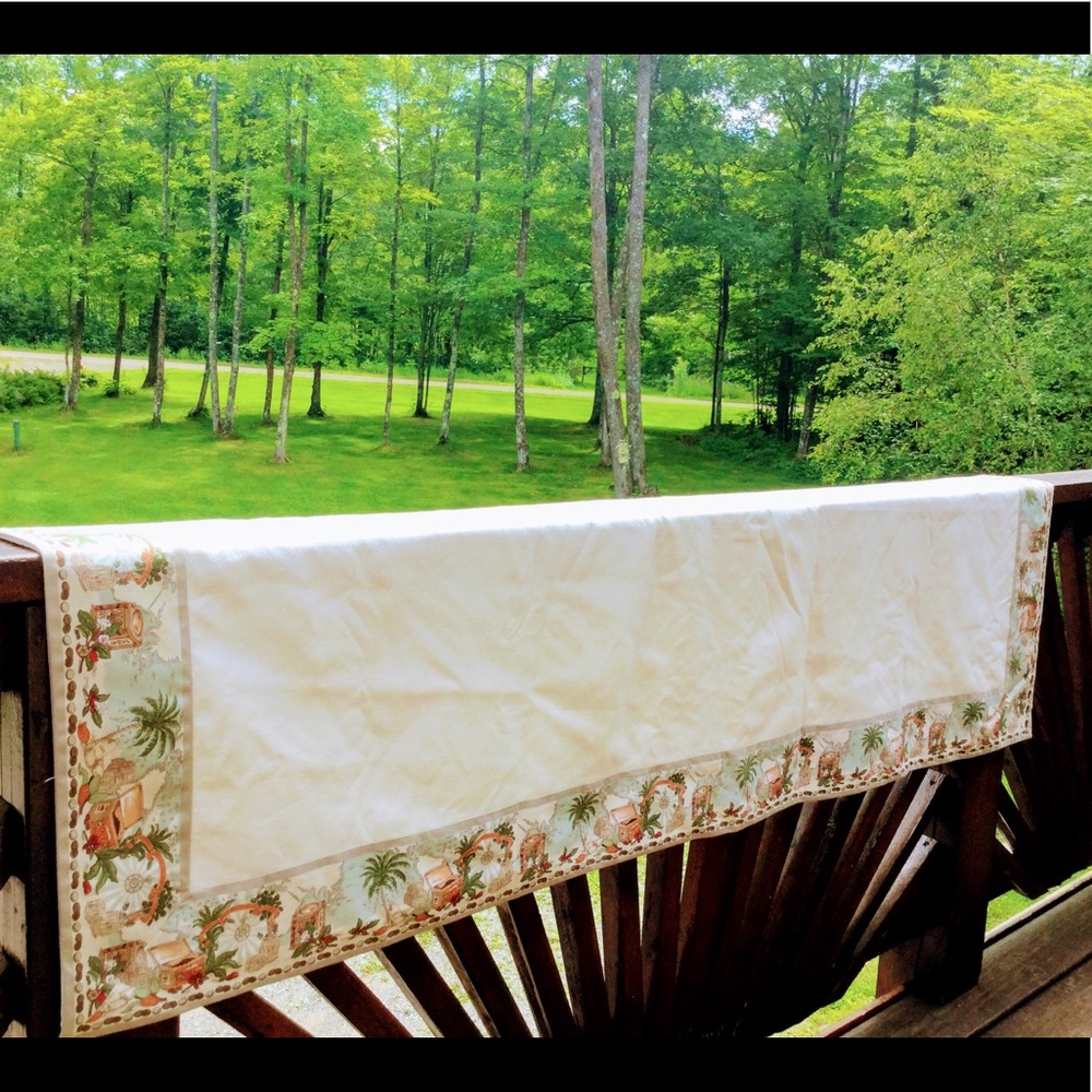 ☕   Coffee  TABLECLOTH COFFEE LE TELERIE TOSCANA  Italian Luxury